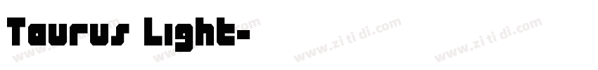 Taurus Light字体转换